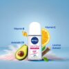 Natural Glow Smooth Skin Deodorant Roll On for Women, 50ml - 48h Protection