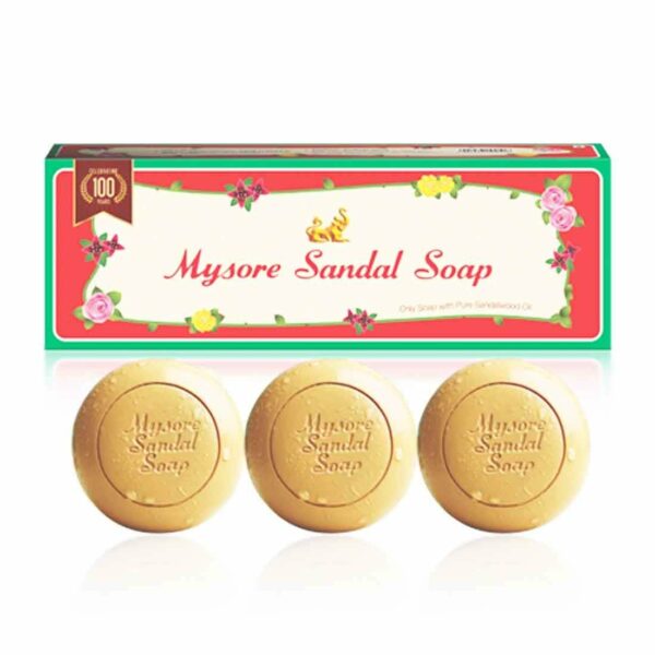Mysore Sandal Soap Pack of 3 - 450g with Natural Sandalwood Oil - Image 5