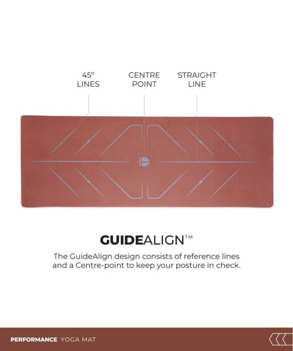 Extra Large 8mm Thick Yoga Mat with GuideAlign - Portable & Anti-Slip - Image 2