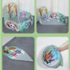 Kids Jungle Basketball Ball Pool - Foldable Play Tent for Ages 2+