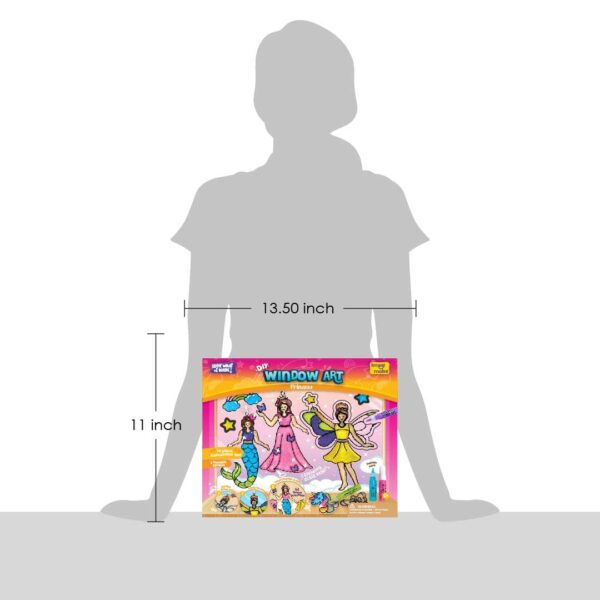 DIY Glass Painting Kit - 16 Piece Princess & Unicorn Set for Kids - Image 6