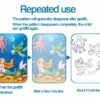 4Pc Reusable Water Coloring Books for Kids 2-10 Years