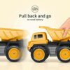 6in1 Construction Trucks Playset for Kids - Excavator, Bulldozer & More