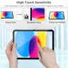 Tempered Glass Screen Protector for iPad 10th/11th Gen