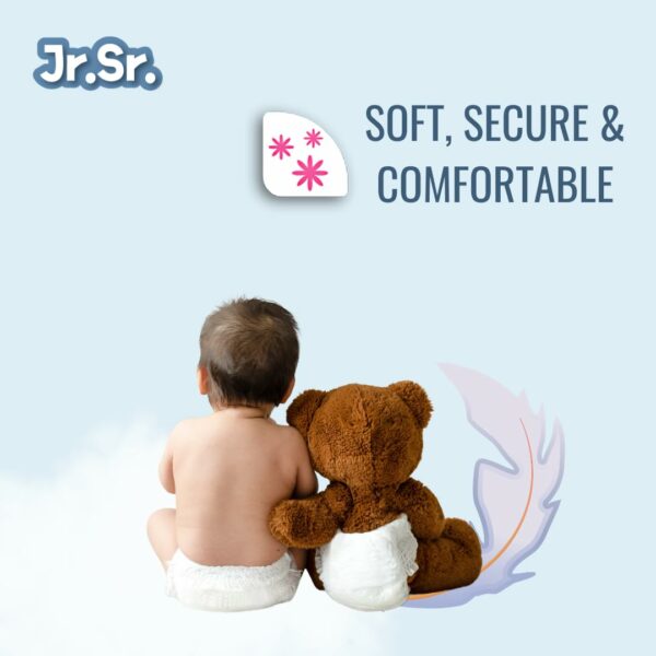 Baby Diaper Pants with Advanced Leak Protection - Medium (7-12 Kg) - 72 Counts - Image 3