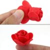 50 Pcs Small Artificial Foam Rose Flowers for DIY Crafts & Decor