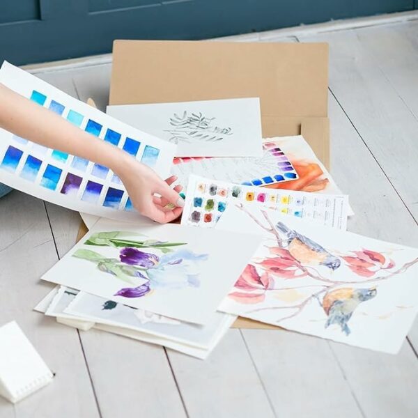 A4 Size 300 GSM Ivory Drawing Paper - 20 Sheets Combo Pack - Image 6