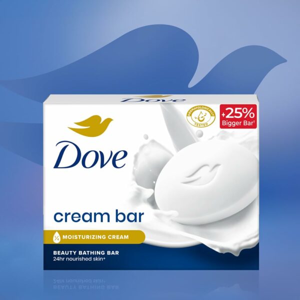 Dove Cream Beauty Bathing Bar Combo Pack of 8 - 100g Each - Image 2