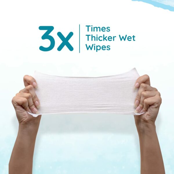 99% Pure Water Baby Wipes - Unscented, Thick, 72 pcs/pack - Super Saver Pack of 2 - Image 2