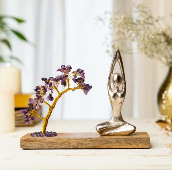Amethyst Quartz Crystal Tree for Energy Healing & Meditation - Image 5