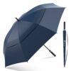 60-Inch Double Layer Umbrella for 3-4 People - Windproof & Waterproof