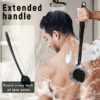 Premium Silicone Back Scrubber with Long Handle for Easy Cleaning