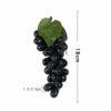 Lifelike Artificial Grape Figurine - Home Decor & Educational Tool