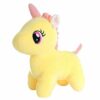 Soft Unicorn Teddy Bear Plush Toy - 25 Cm, Yellow, Cuddly & Huggable