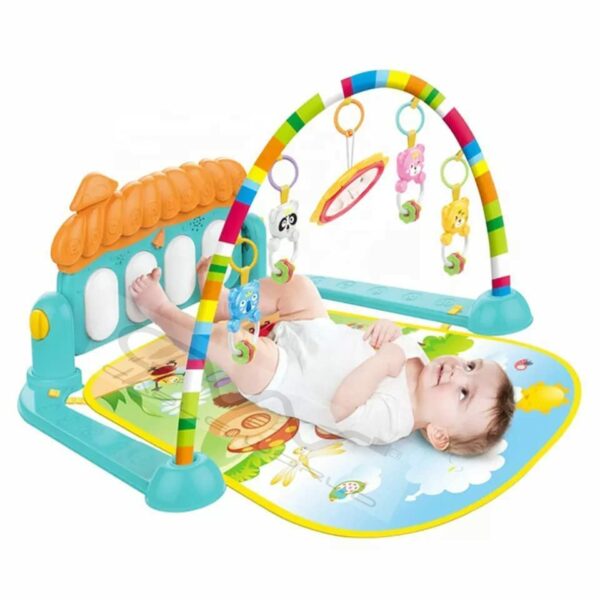 Multi-Function Musical Keyboard Baby Gym Mat with Toys - Image 4
