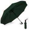 Compact Windproof Umbrella for Travel - 10 Fiberglass Ribs