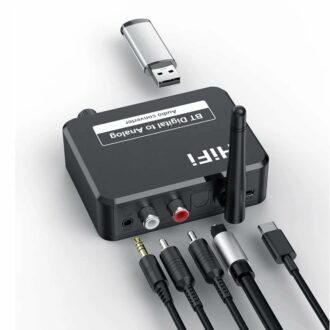 Bluetooth 5.1 Digital Audio Receiver & DAC Converter