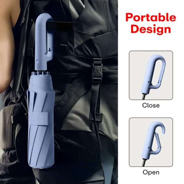 Compact Travel Umbrella with UV Protection & Anti-Slip Handle - Image 5