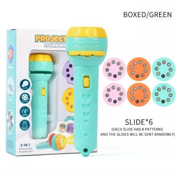 Kids Slide Projector Torch - Premium ABS, Easy-to-Use, Nighttime Safety - Image 2