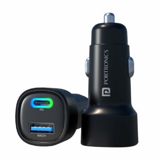 80W Dual Output Fast Car Charger with Type-C PD & USB