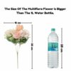 Artificial Multiflora Peach Roses - Home Decor & Gifts