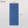 Premium 6 MM TPE Non-Slip Yoga Mat with Carry Bag - 183x61 CM