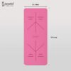 Premium 6 MM Non-Slip TPE Yoga Mat with Carry Bag - 183CM x 61CM