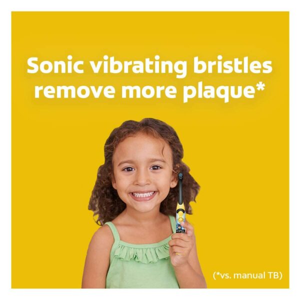 Battery Powered Batman Toothbrush for Kids Age 3+, Extra Soft Bristles - Image 3