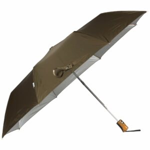 Auto Open 3 Fold Umbrella with UV Protection Canopy