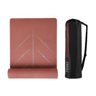 Extra Large 8mm Thick Yoga Mat with GuideAlign - Portable & Anti-Slip