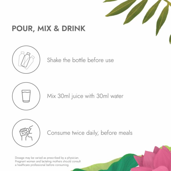 Aloe Vera Juice with Pulp - Natural Skin & Hair Rejuvenation, 1L - Image 4