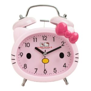 Twin Bell Alarm Clock for Kids - Loud & Silent Options