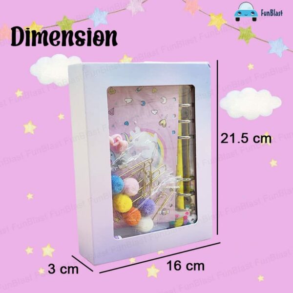 DIY Unicorn Diary for Girls - 13 in 1 Craft Kit, 40 Pages - Image 2
