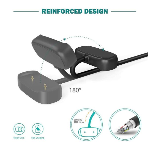 USB Charging Cable for Amazfit GTR 2, GTS 2, BIP U - 3.3ft - Image 2