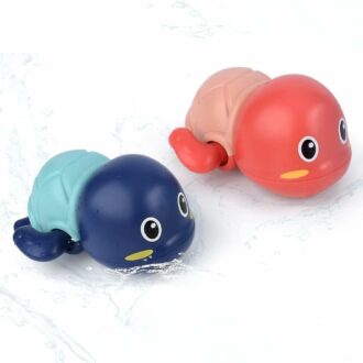 Cute Floating Turtle Bath Toys for Toddlers - Set of 2