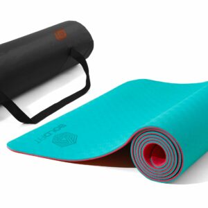 Extra Thick TPE Yoga Mat with Carry Bag - 6mm Comfort