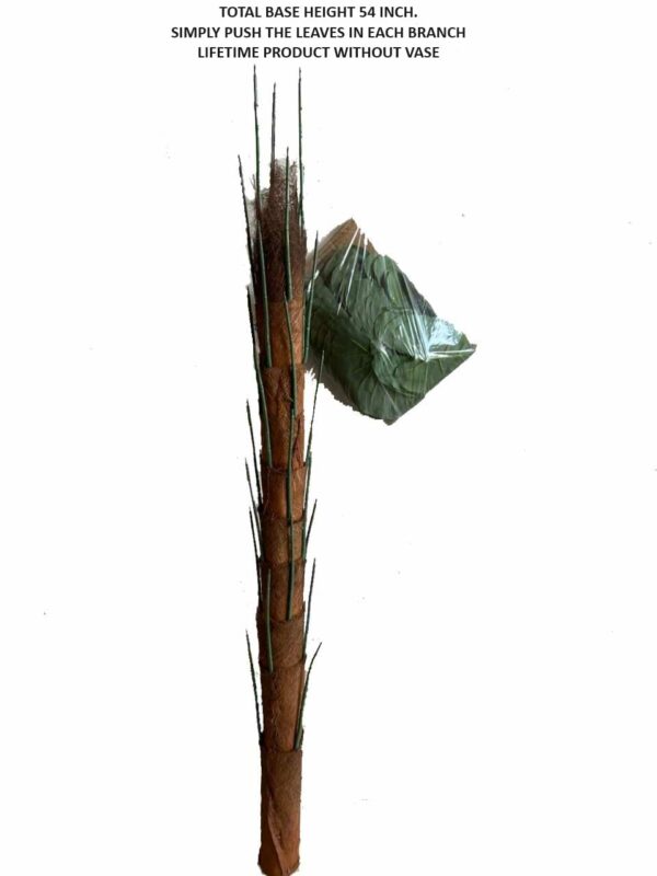 5Ft Realistic Indoor Artificial Money Plant Tree - No Vase - Image 3