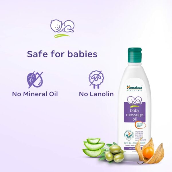 Himalaya Baby Massage Oil 500ml - Nourishing & Safe for Babies - Image 6
