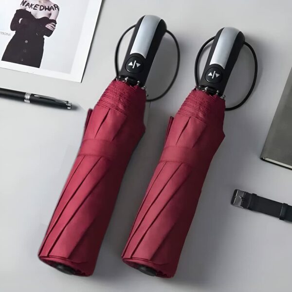 Windproof Travel Umbrella - Automatic Open/Close, Compact & Lightweight - Image 4