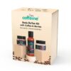 Caffeinated Body Care Gift Set with Body Wash, Scrub & Butter