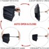 Large Windproof Automatic Open Umbrella for Men & Women - Blue