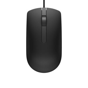 Wired Optical Mouse 1000DPI with LED Tracking - Black