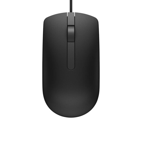 Wired Optical Mouse 1000DPI with LED Tracking - Black