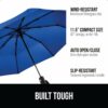 Large UV Protection Automatic Umbrella for All Ages - Windproof & Stylish