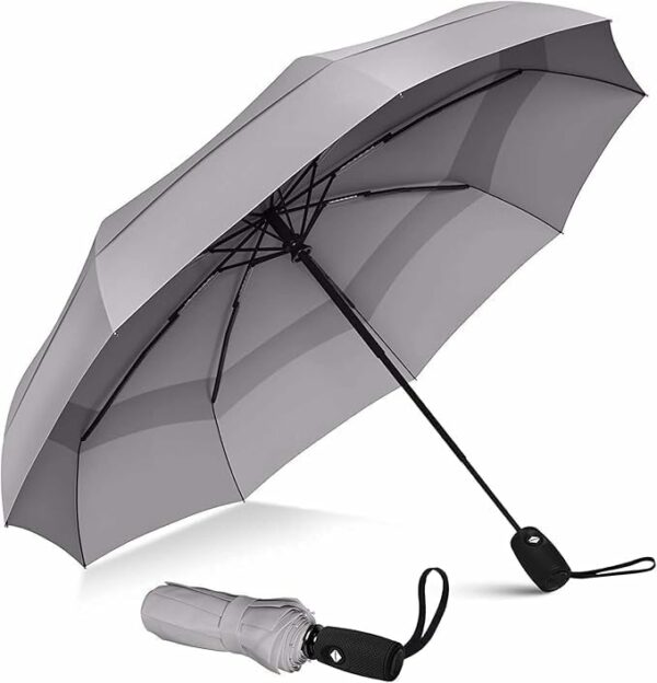 Windproof Travel Umbrella with Auto Open - Family Size - Image 6