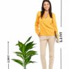 Multicolor Artificial Monstera Plant - 30" Tall with Pot
