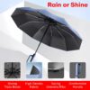 Compact Travel Umbrella with UV Protection & Anti-Slip Handle