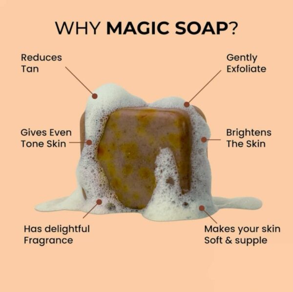 Sandalwood & Saffron Magic Soaps - 3 Handmade Bars for Glowing Skin - Image 3