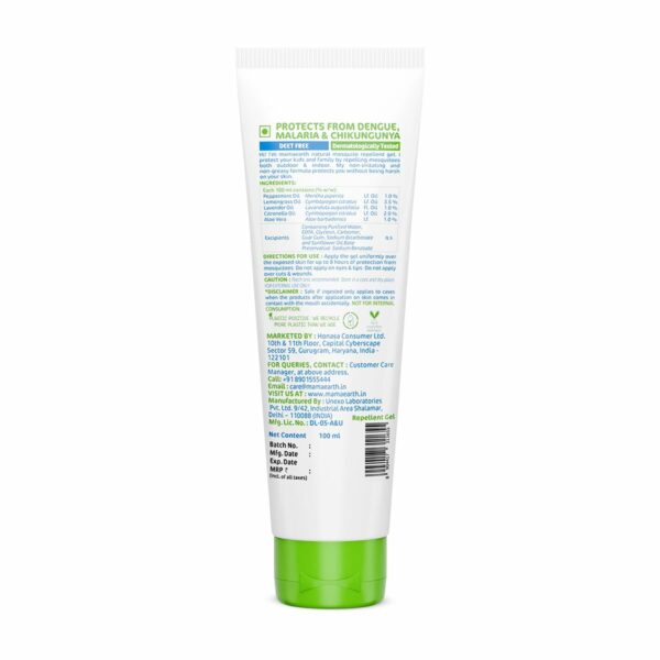 Natural Mosquito Repellent Gel 100ml - DEET Free & Safe - Image 4