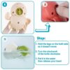 Floating Turtle Bath Toy for Toddlers 1-5 Years - Fun Water Play